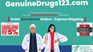Order Everolimus Online - Express Shipping