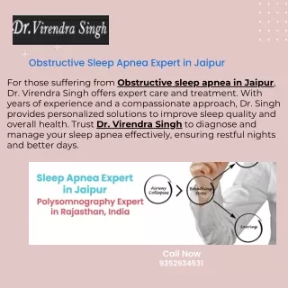 Obstructive Sleep Apnea Expert in Jaipur