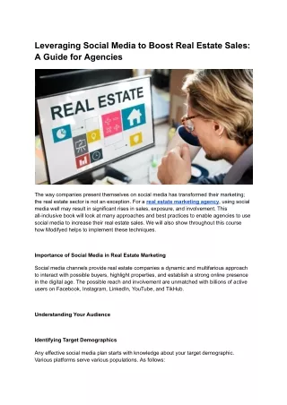 Leveraging Social Media to Boost Real Estate Sales_ A Guide for Agencies