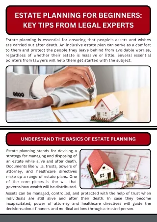 Estate Planning for Beginners Key Tips from Legal Experts