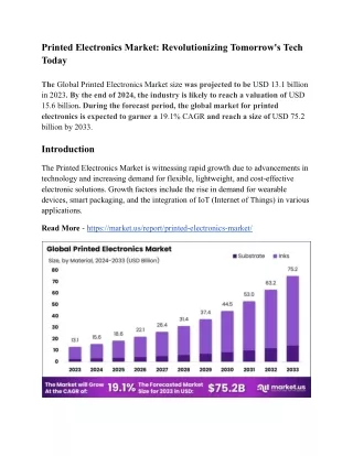 Printed Electronics Market_ Revolutionizing Tomorrow's Tech Today