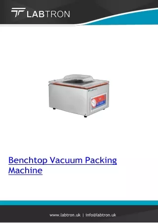 Benchtop-Vacuum-Packing-Machine 120 W