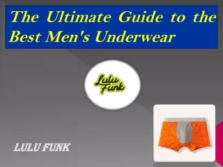 Best men's underwear