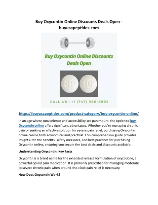 Buy Oxycontin Online Discounts Deals Open - buyusapeptides