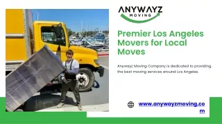 Leading Los Angeles Moving Company for Local Moves
