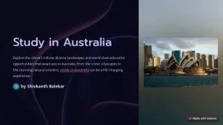 Study in Australia: UK Student Visa Guide