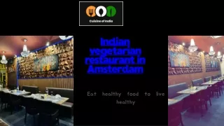 Authentic Indian Cuisine in Amsterdam | Cuisine Of India