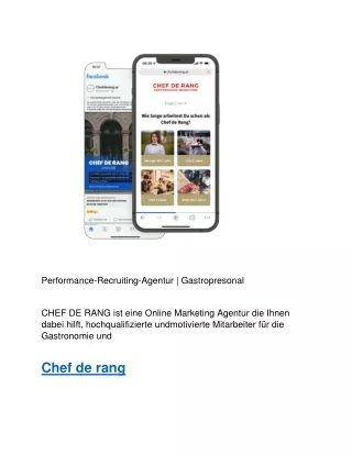 Chef de rang