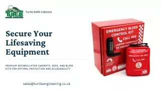 Secure Your AED with Premium Defibrillator Cabinets