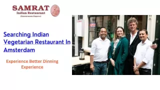 Authentic Indian Vegetarian Restaurant in Amsterdam | Samrat Indian Restaurant