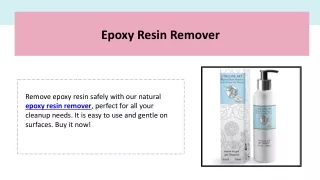 Epoxy Resin Remover