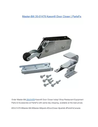Master-Bilt 35-01478 Kason® Door Closer | PartsFe