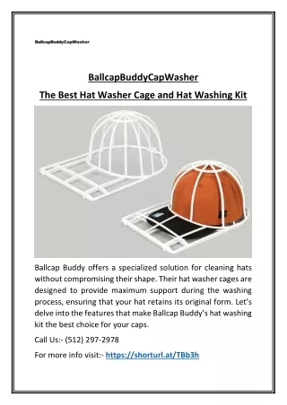 Benefits of Using a Hat Washing Kit