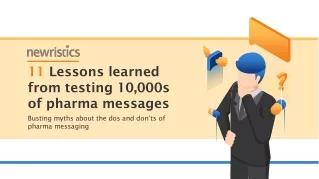 The Largest Meta analysis of Pharma Messaging