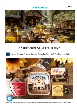 A Yellowstone Cowboy Hoedown | Prime Party