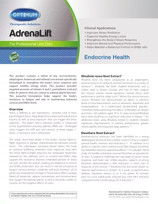 AdrenaLift • Improves Stress Resilience