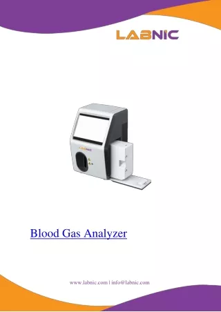 Blood Gas Analyzer 150 ul