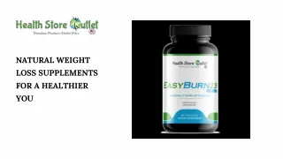 Natural Weight Loss Supplements for a Healthier You