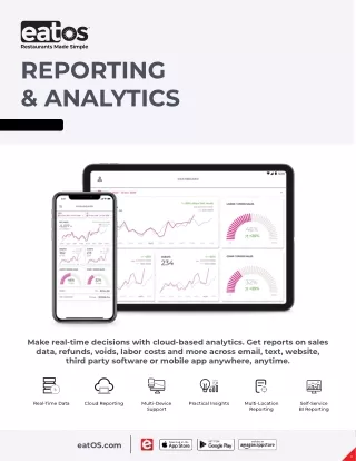 Reporting & Analytics (Dashboard & APP)