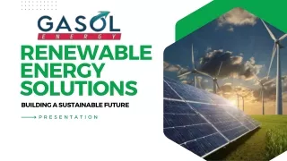 Renewable Energy Solutions |Gasol Energy