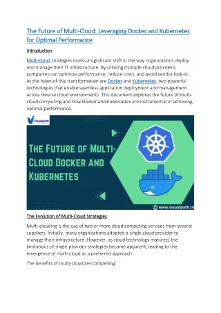 Master Multi-Cloud Kubernetes Training | Multi-Cloud Online Training Course