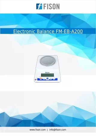 Electronic Balance 1100 g Capacity