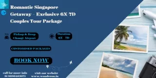 Couples special Singapore tour package 6n-7d