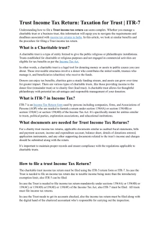 Trust Income Tax Retur1