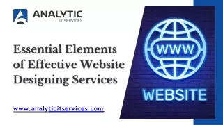 Essential Elements of Effective Website Designing Services