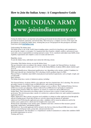 3 Join Indian Army
