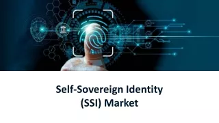 Self-Sovereign Identity (SSI) Market