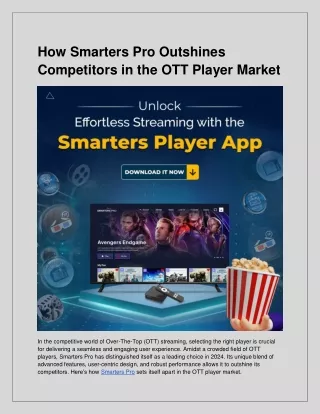 How Smarters Pro Outshines Competitors in the OTT Player Market