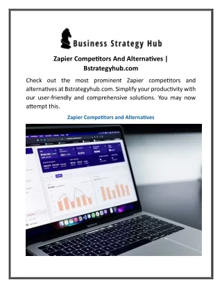 Zapier Competitors And Alternatives Bstrategyhub