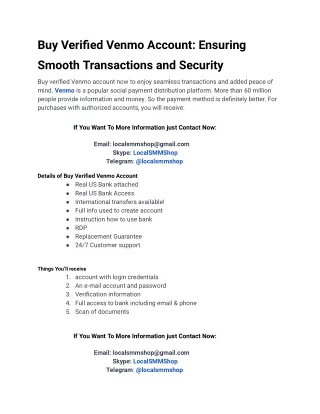 SuperEasy Ways To Buy Verified Venmo Account Our Site