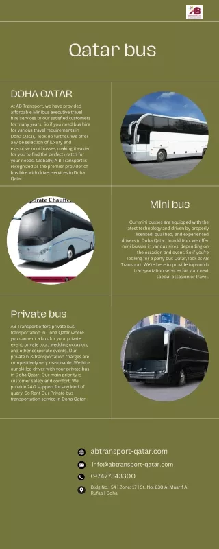 Qatar Buses: A Sustainable Travel Option