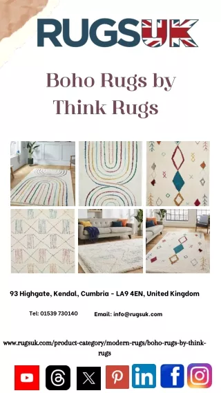 Boho Rugs by Think Rugs