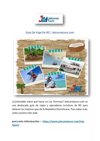 Guía De Viaje De RD | Jeloumatours.com