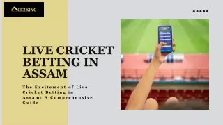 Live Cricket Betting in Assam: Key Strategies for Maximizing Your Profits