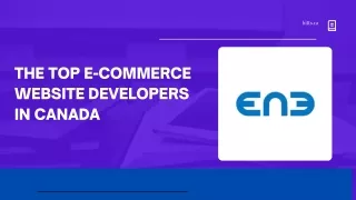 The Top E-commerce Website Developers In Canada