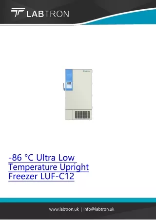 -86 °C Ultra Low Temperature Upright Freezer 678 L