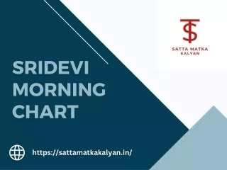 Unveiling the Secrets of the Sridevi Morning Chart