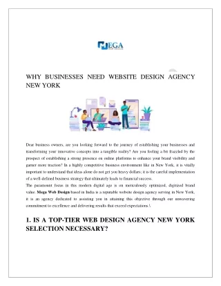 Why Business need website design agency new york