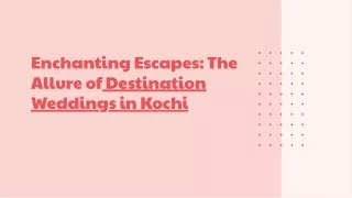 Destination Wedding In Kochi