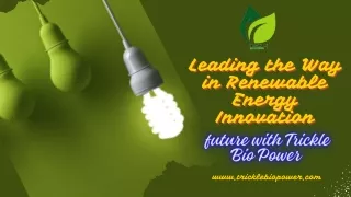 Sustainable Energy for Every Industry