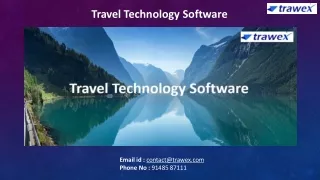 Travel Technology Software