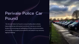 Perivale Police Pound