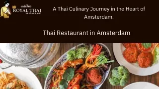 Discover the Best Thai Restaurant in Amsterdam | Royal Thai
