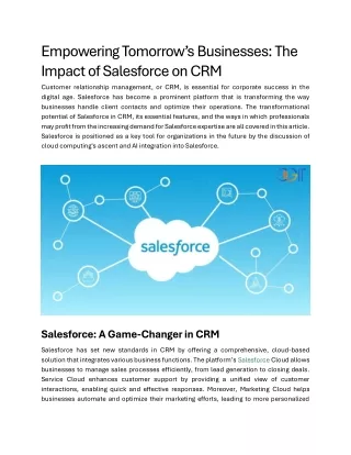 Cgit_Empowering Tomorrow's Business with SalesForce_Jambu