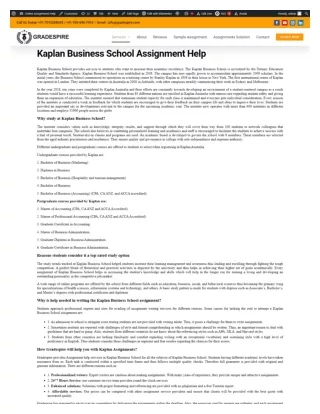 Comprehensive Kaplan Business School Assignment Help | Gradespire