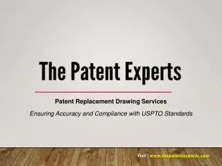 Patent Replacement Drawing Services - Ensuring Accuracy & Compliance with USPTO